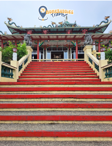 Stairs going to main temple