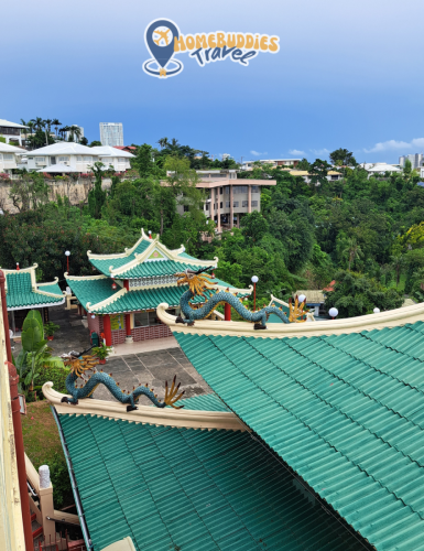 the view above the temple